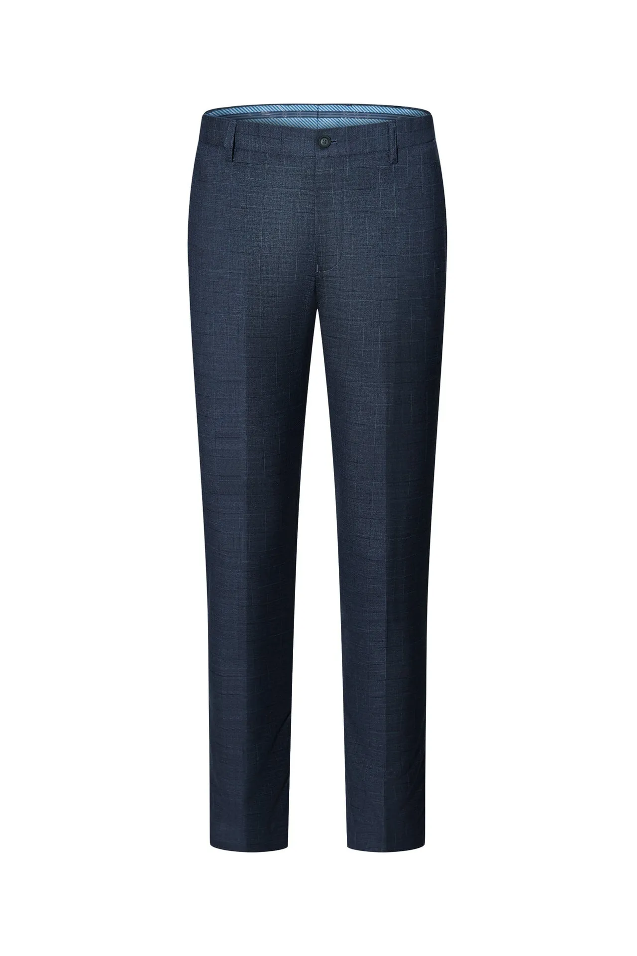 Blended Stretch Prince of Whales Check Suit Pants in Slim Fit
