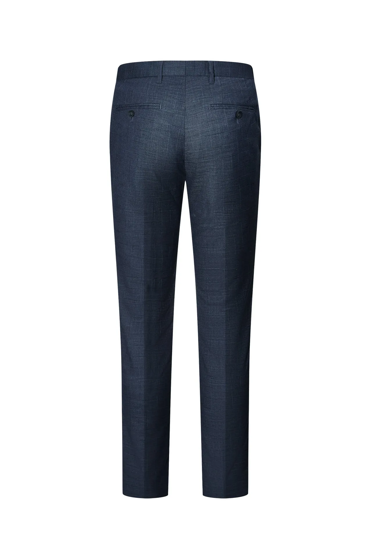 Blended Stretch Prince of Whales Check Suit Pants in Slim Fit