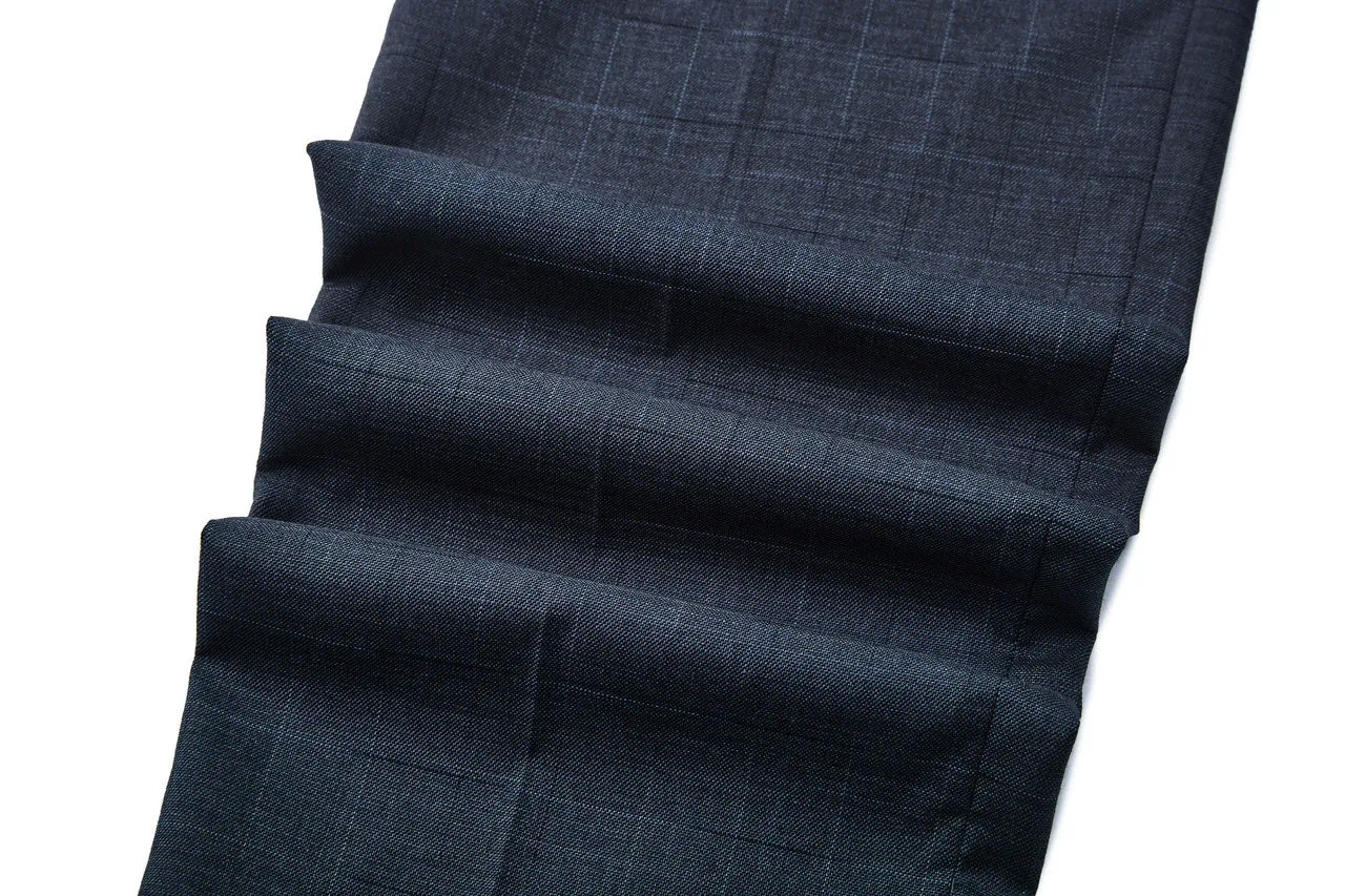 Blended Stretch Prince of Whales Check Suit Pants in Slim Fit