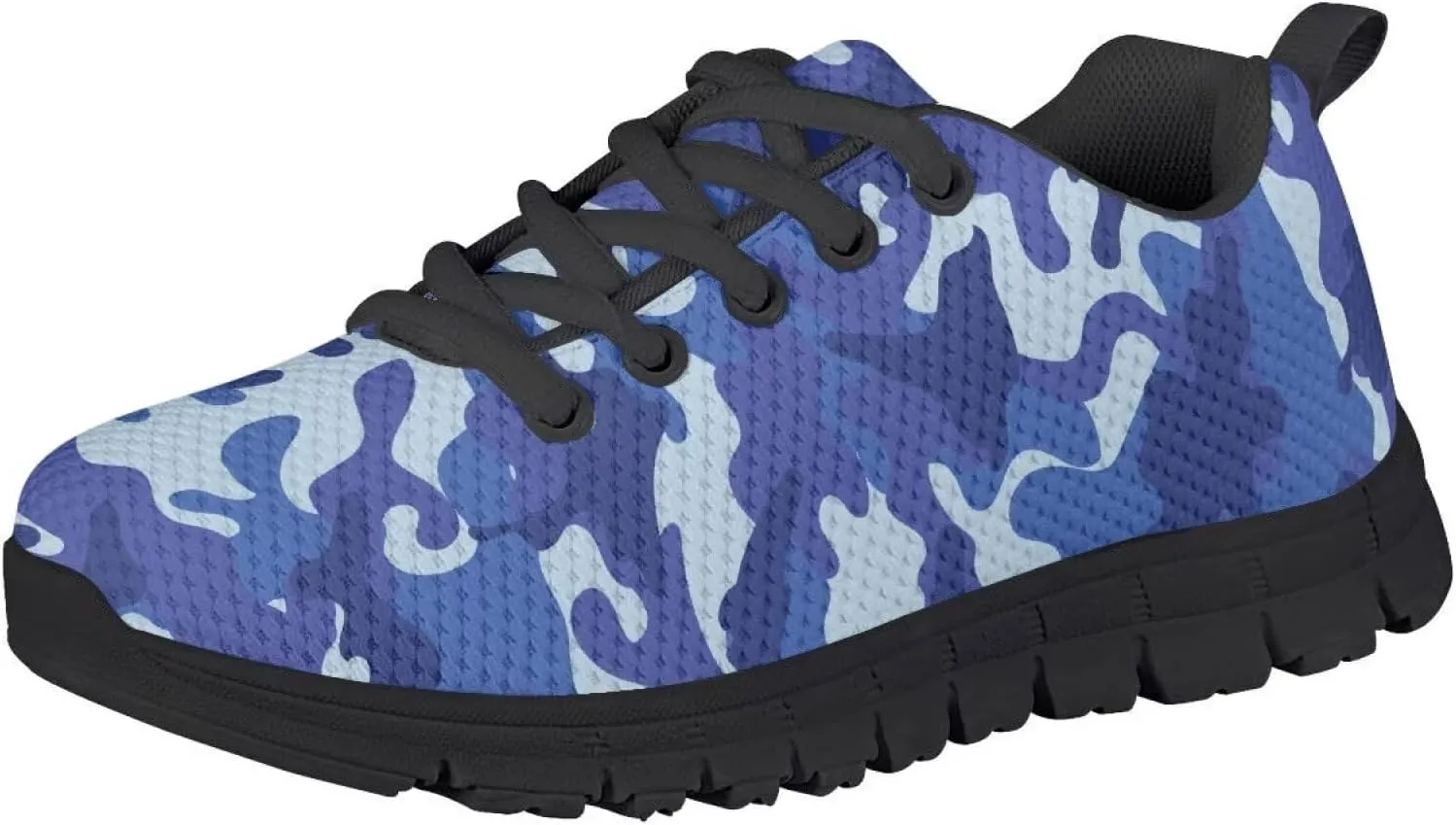 Boy's Sneakers Lightweight Camo Graphic Tennis Shoes Breathable Soft Athletic Running Shoes for Little Big Boys