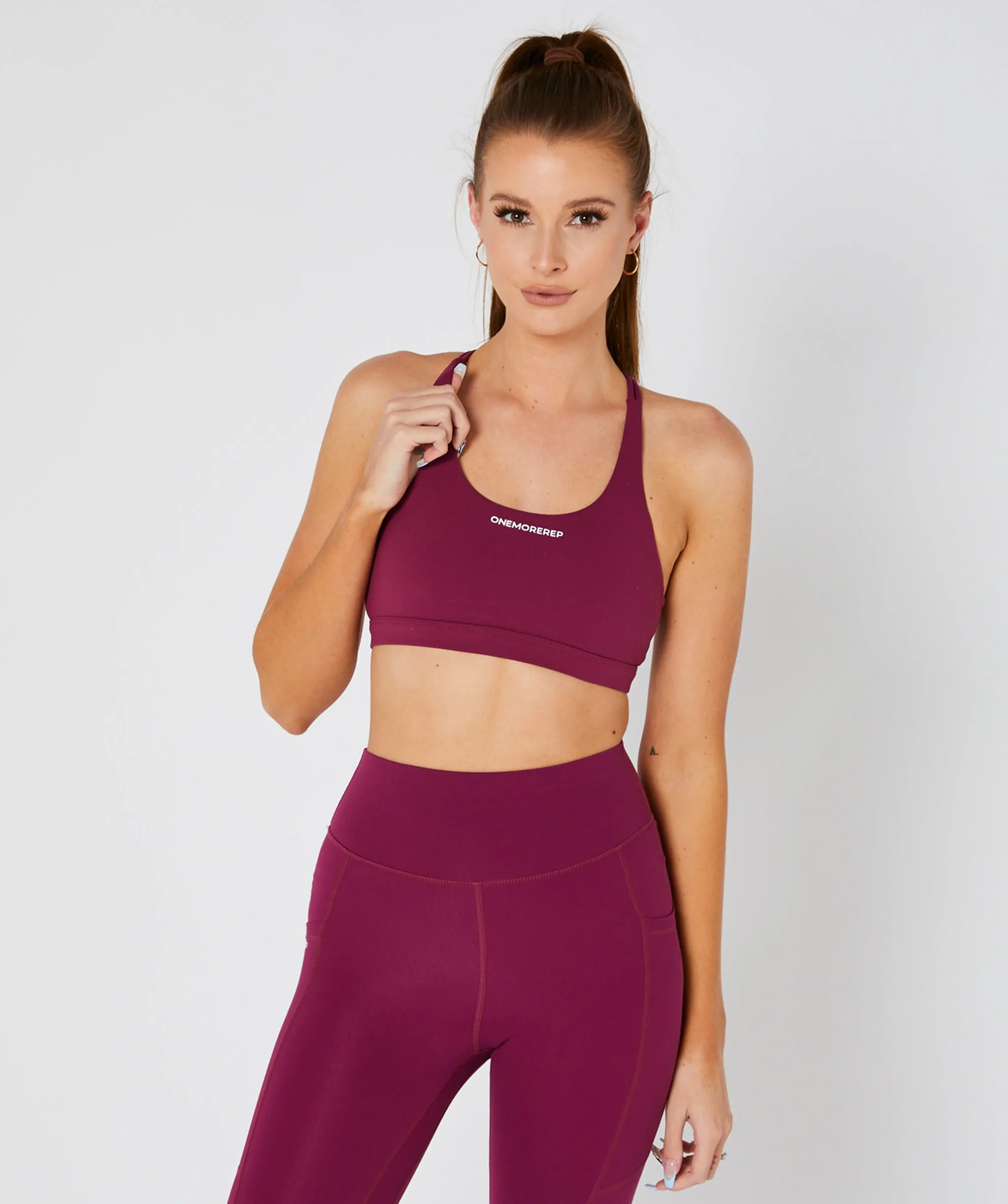 Hype Sports Bra Berry