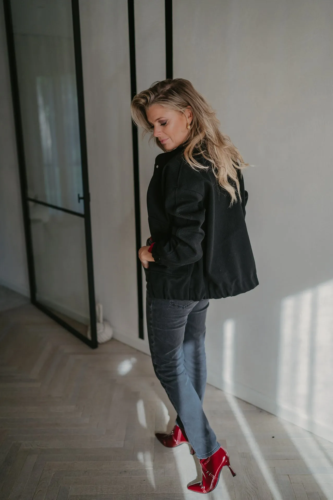 Regna bomber jacket I Black