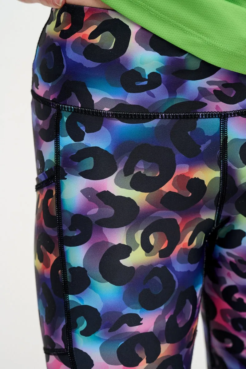 Sale Unisex Leggings | Rainbow Leopard