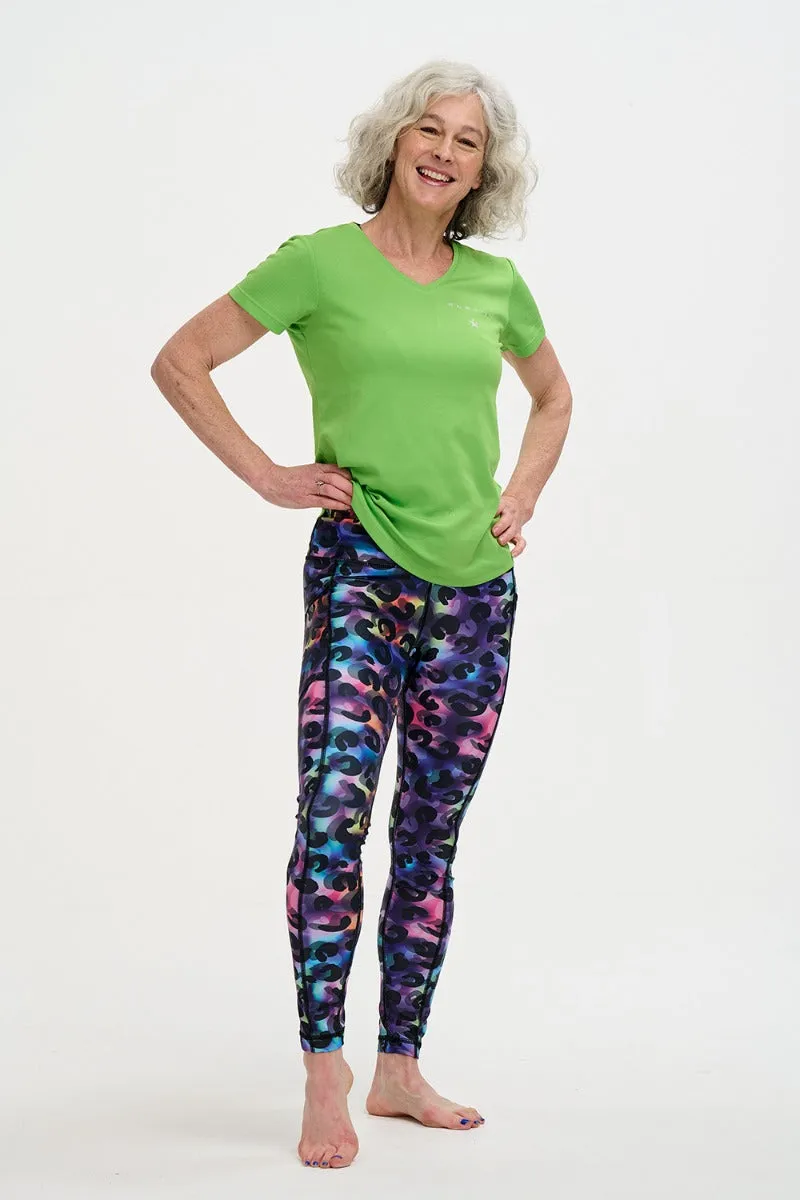 Sale Unisex Leggings | Rainbow Leopard